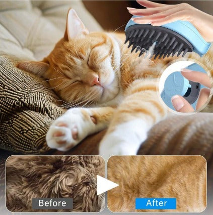 Cepillo de vapor para perros y gatos