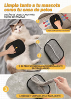 Manopla quita pelos para mascotas – sofá limpio en una pasada